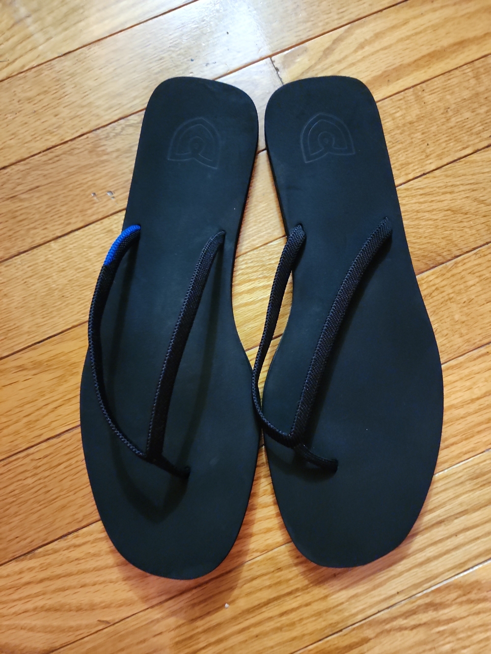 Rothy's The Splash Black Flip-Flop Flat Sandals for Women -